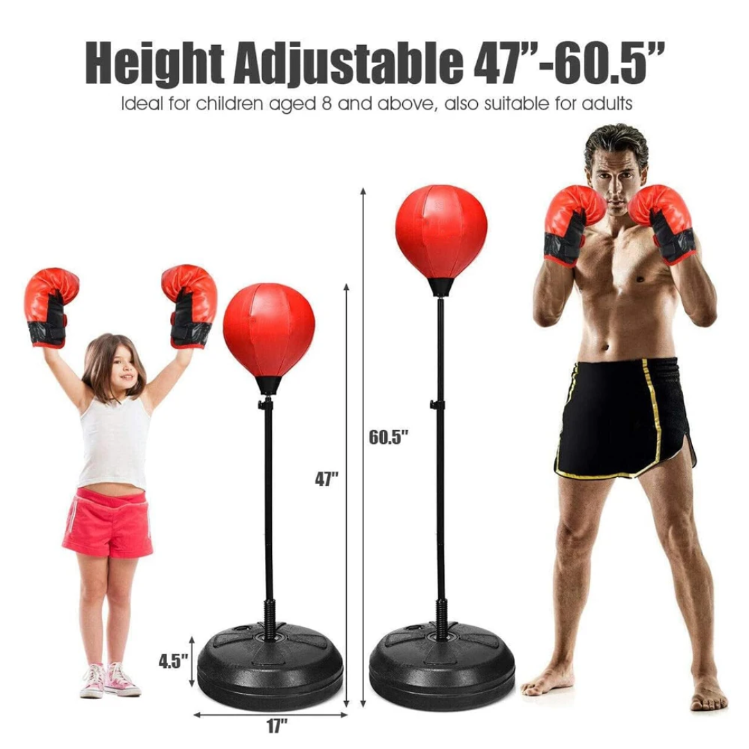 Punching Ball Reflex sur Pied – Entraînement Boxe & Kickboxing