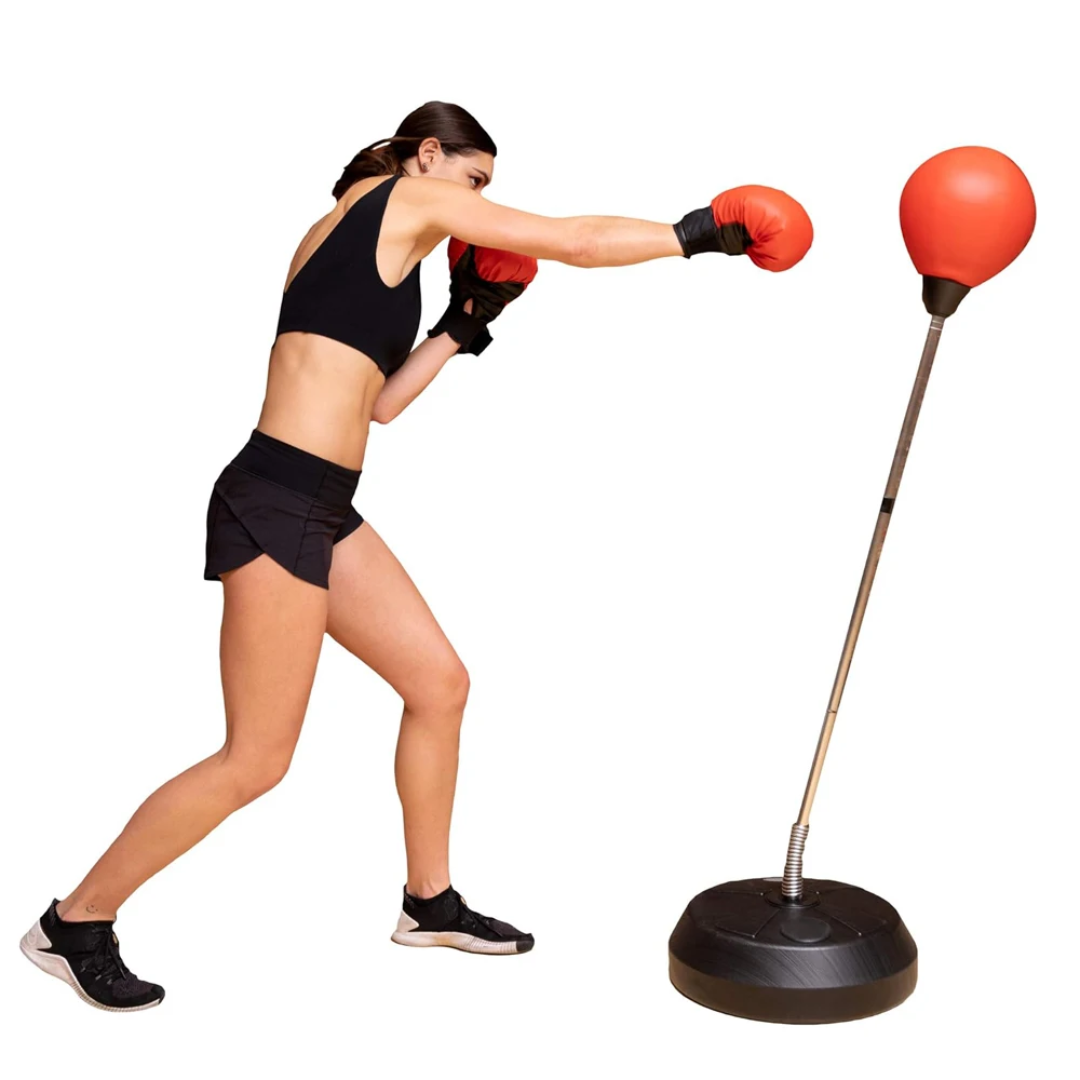 Punching Ball Reflex sur Pied – Entraînement Boxe & Kickboxing